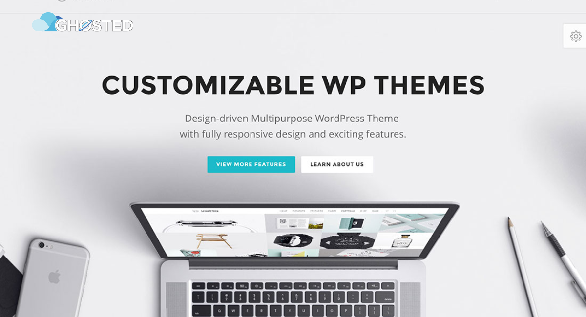 The Best Themes for Custom WordPress Websites in 2023 with Ghosted